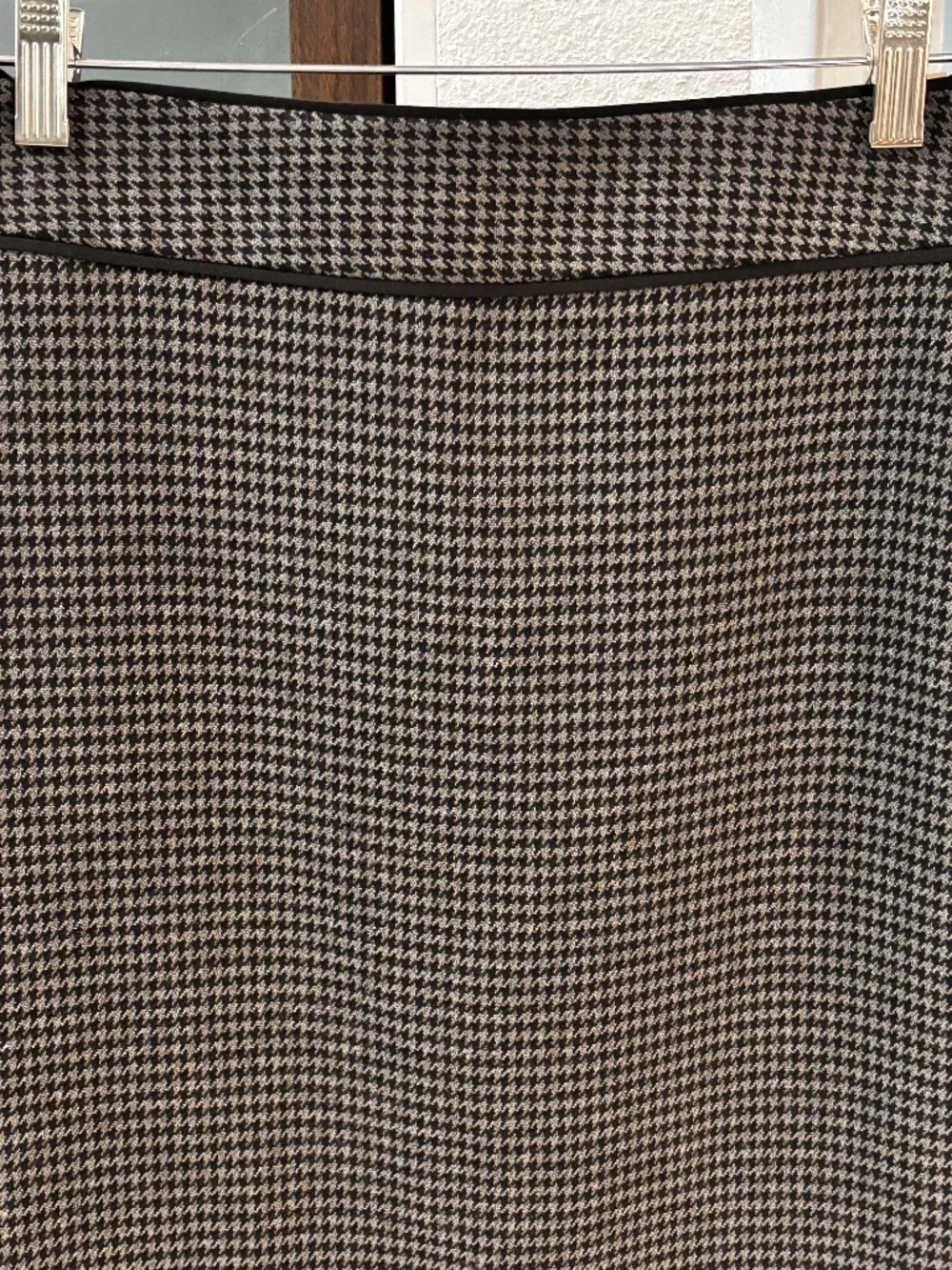 Banana Republic Knit Pencil Skirt - Black/Gray Houndstooth Size 0